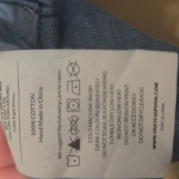 NWT Men's One Teaspoon Django Western Denim Shirt in Large - Picture 8 of 9